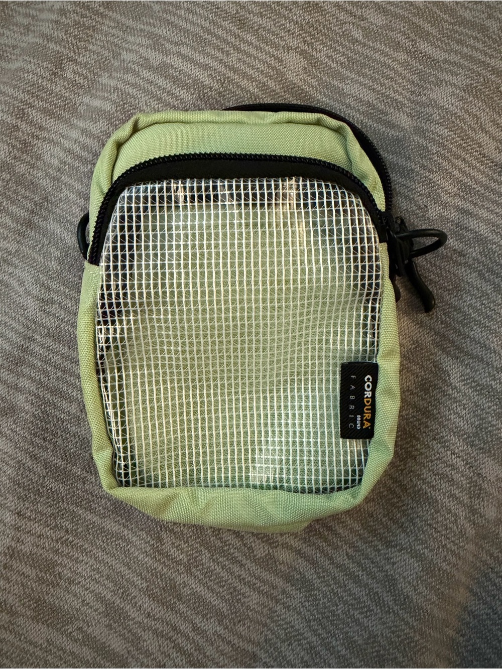 American Eagle Outfitters Lime Green and Black Small Pouch